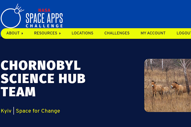 Збірна команда  ECO Generation та Чорнобильського Заповідника стартувала в “NASA Space Apps Challenge 2021»